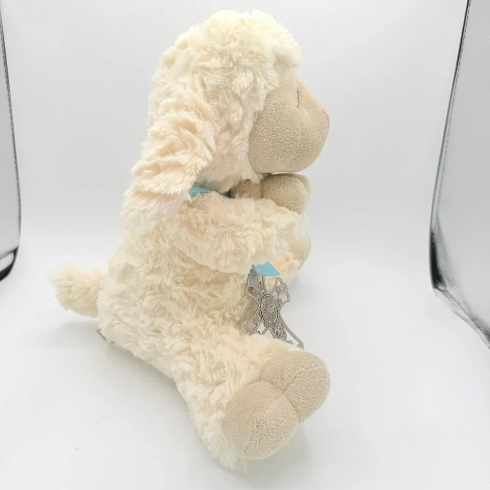 Ganz Serenity Lamb Plush Kids One Size Cream New God Bless This Child Cross